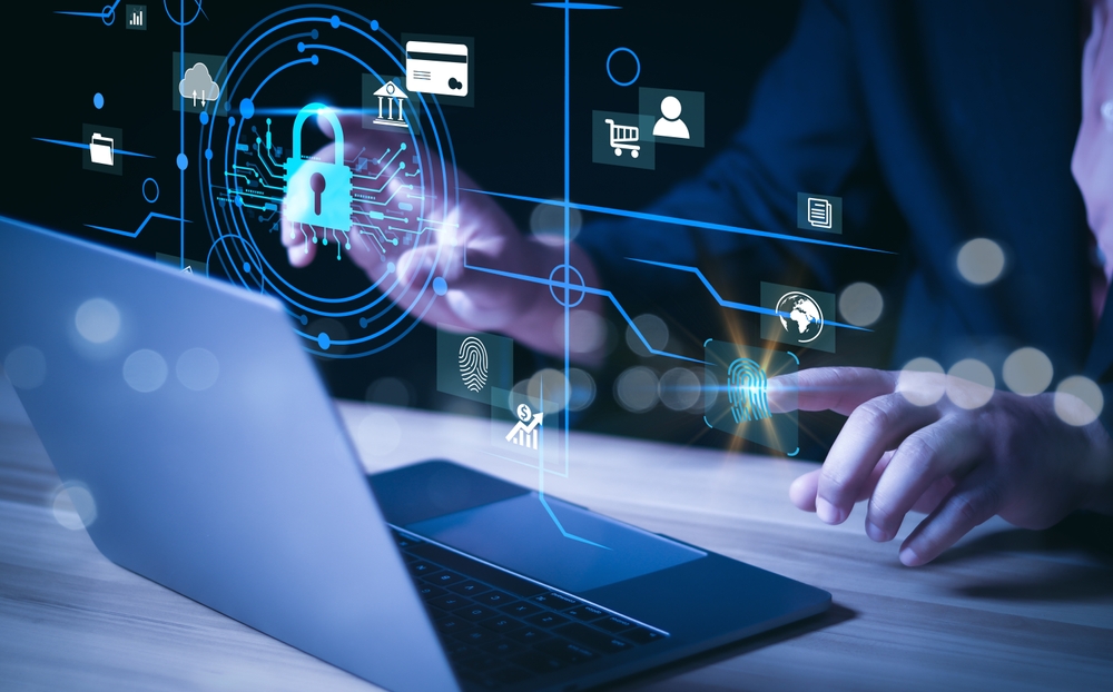Cybersecurity,And,Privacy,Concepts,To,Protect,Data.,Lock,Icon,And